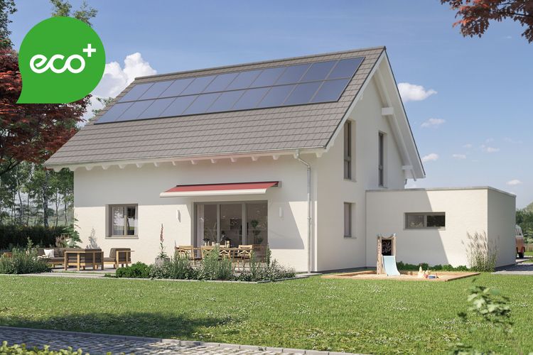 Energieeffizientes Satteldachhaus