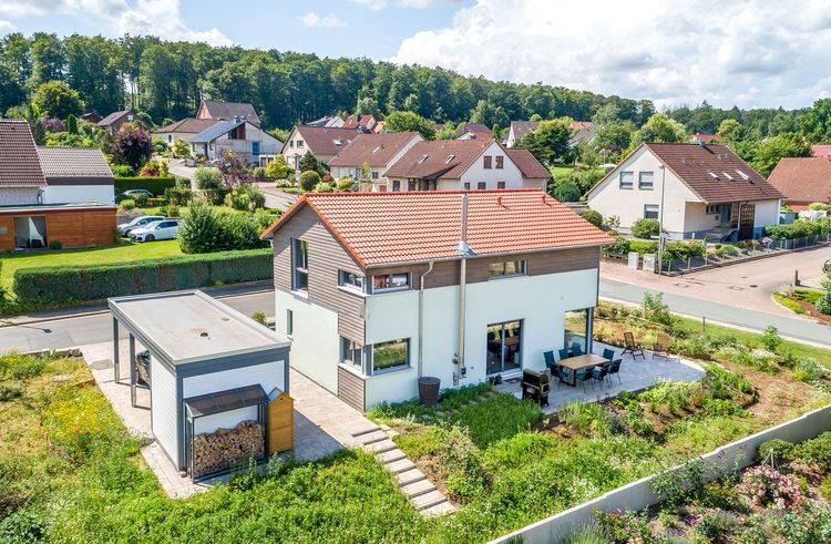 Bild 1 für KfW55-Effizienzhaus KUBUS mit Carport 