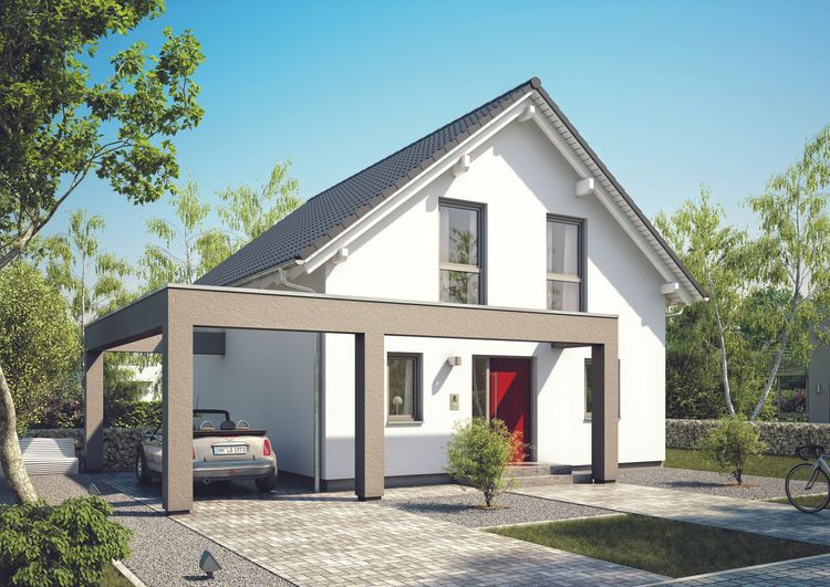 NORDHAUS - Klassisches Einfamilienhaus mit Satteldach und Erker | Einfamilienhaus EFH K-135 | Hausbau made im Bergischen