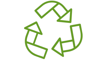Symbolgrafik für Recycling