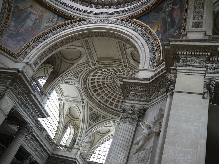 Innenaufnahme der Architektur im römischen Pantheon