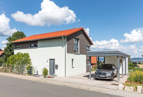 KfW55-Effizienzhaus KUBUS mit Carport - Slideshow-Bild 2