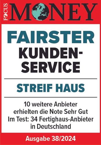 Focus Money Siegel Fertighaus Streif Haus - Fairster Kundenservice