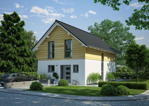 NORDHAUS - Klassisches und modernes Einfamilienhaus mit Satteldach und Holzakzenten | Einfamilienhaus EFH K-119 | Hausbau made im Bergischen