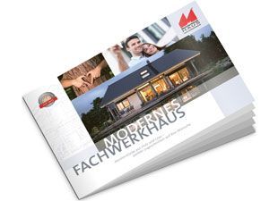 Vorderseite des Meisterstück-HAUS Modernes Fachwerk Online-Katalogs